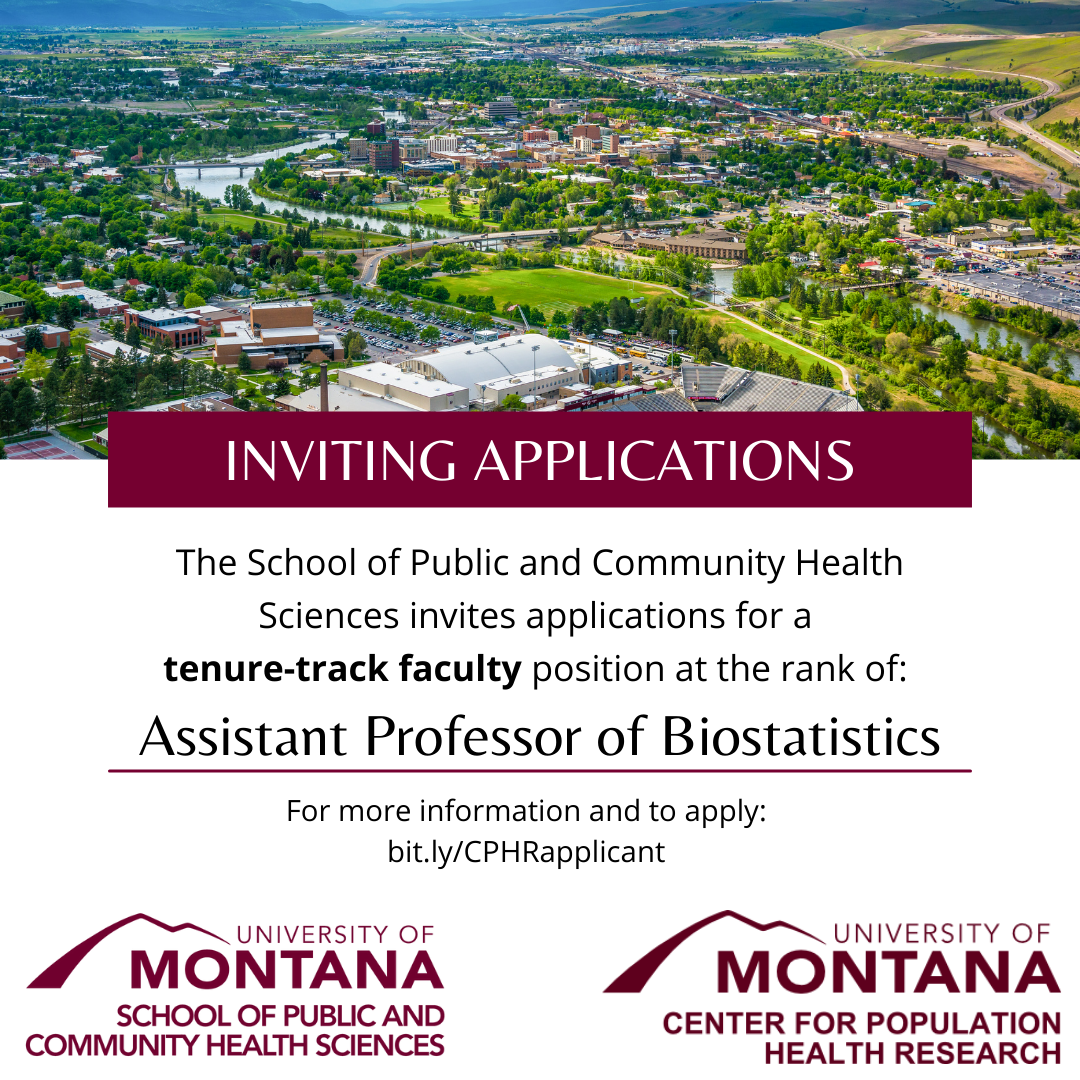 SPCHS invites applications for a tenure-track faculty position at the rank of Assistant Professor of Biostatistics